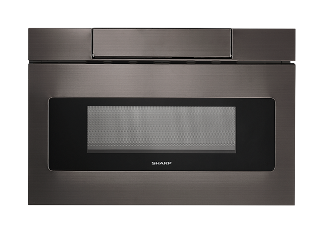 Sharp - 1.2 Cu. Ft. Built-in Microwave Drawer with Sensor Cooking - Black Stainless Steel - image 6