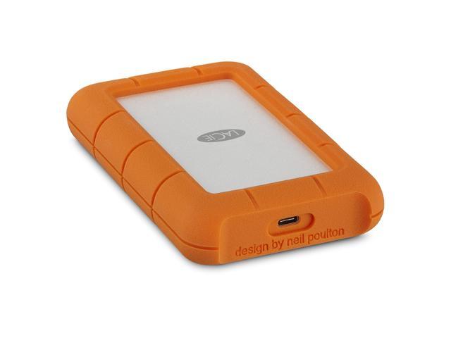 LaCie - Rugged 5TB External USB-C, USB 3.1 Gen 1 Portable Hard Drive - Orange/Silver - image 11