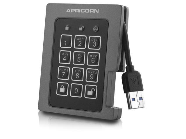 Apricorn Aegis Padlock ASSD-3PL256-240F 240 GB External Solid State Drive