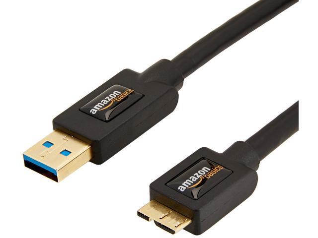 AmazonBasics USB 3.0 Cable - A-Male to Micro-B - 3 Feet (0.9 Meters)