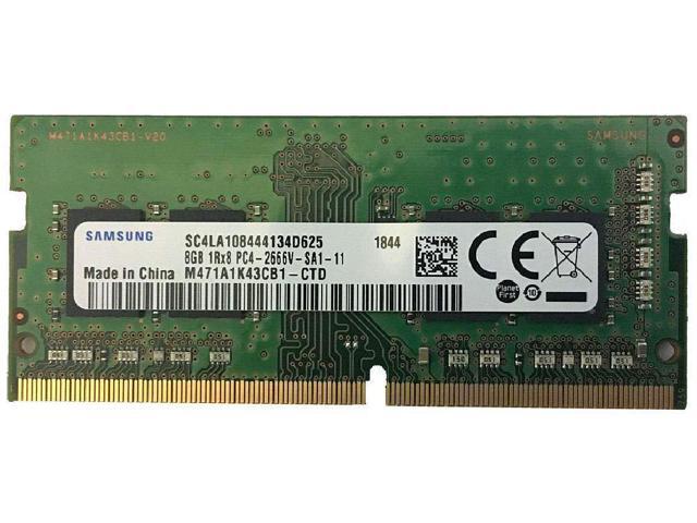 Samsung 8GB DDR4 2666MHz RAM Memory Module for Laptops (260 Pin SODIMM, 1.2V) M471A1K43CB1