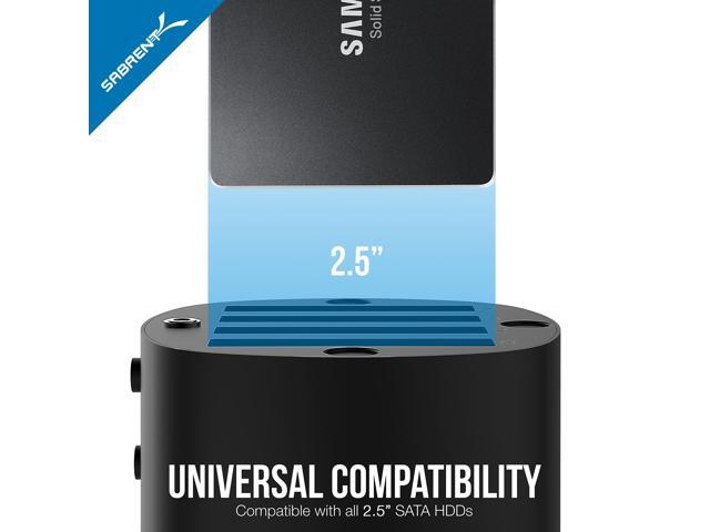 SABRENT USB 3.0 4 Bay 2.5 Hard Drive/SSD Docking Station with Fan (DS-4SSD)