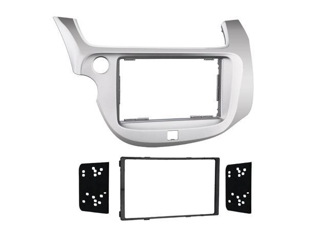 Metra - Dash Kit for Select 2009-2013 Honda Fit DDIN - Silver - image 9