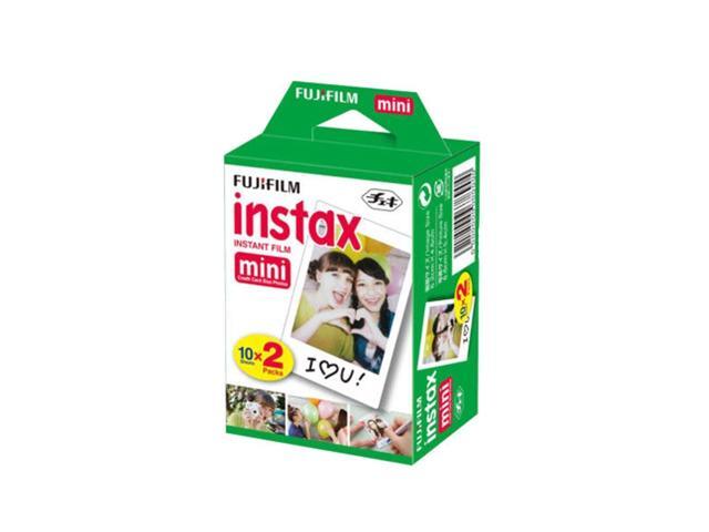 Fujifilm INSTAX Mini Instant Film 2 Pack = 20 SHEETS (White) For Fujifilm Mini 8 & Mini 9 Cameras
