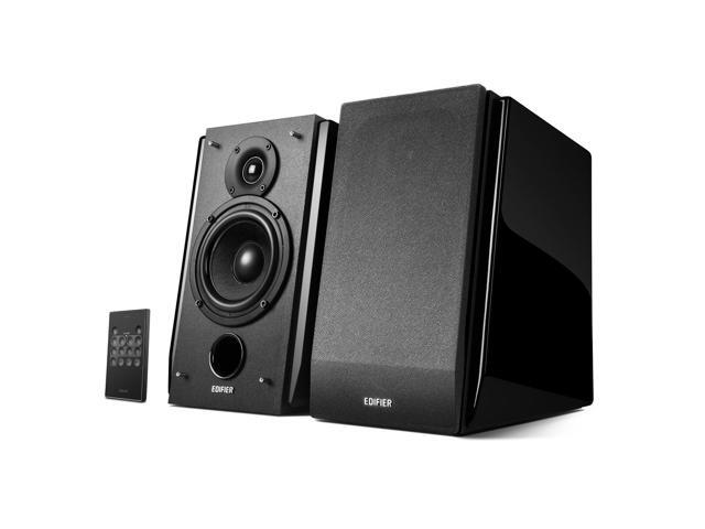 Edifier - R1850DB Active Bookshelf Speakers, Computer Speakers - Bluetooth and Optical Input - 2.0 Studio Monitor Speaker - Black - image 11