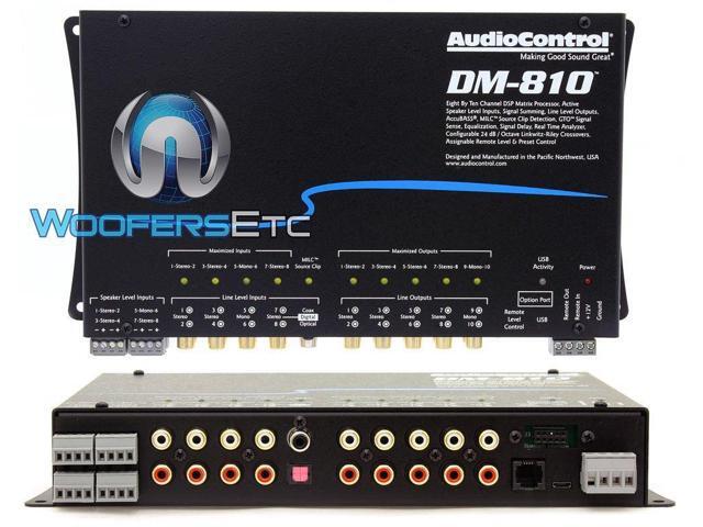 AudioControl - 8-Channel Input 10-Channel Output DSP Matrix Processor - Black - image 4