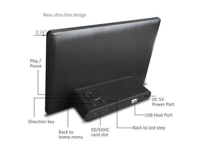 Sungale DPF710 7' Digital Photo Frame with Ultra Slim Design