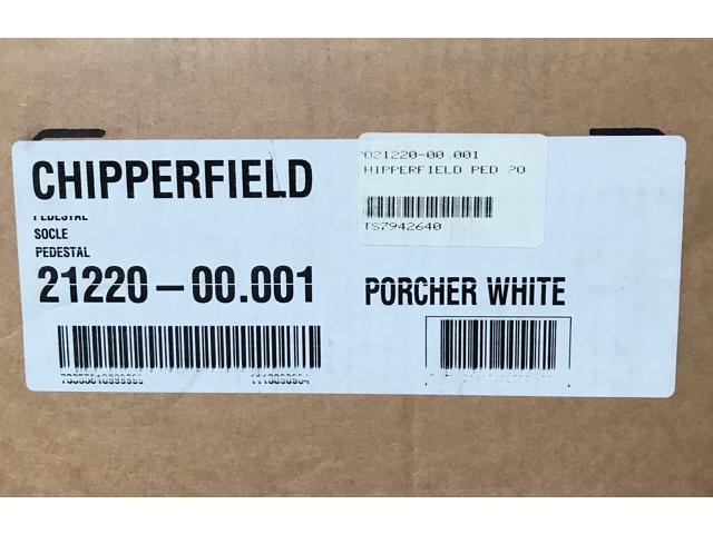 Porcher - 21220-00.001 Chipperfield Pedestal Only - White