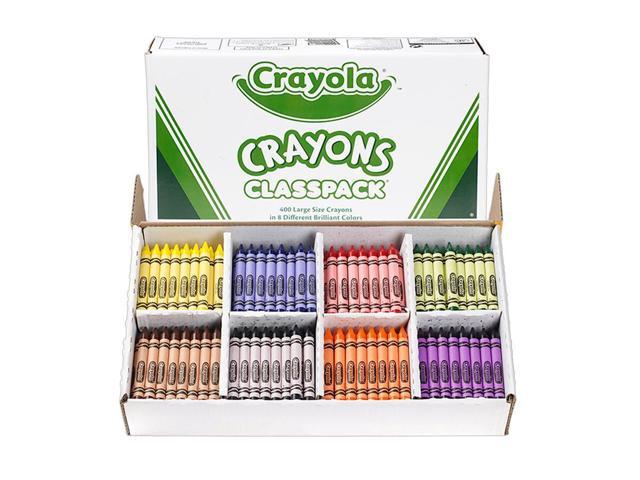 Crayola. 528038 Classpack Regular Crayons, 50 Each of 8 Colors, 400/Box