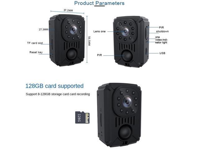 MD31 Mini 1080P HD Camcorder Night Vision PIR Motion Action Micro Camera