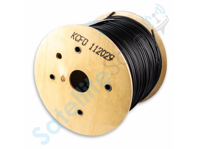 Acome Acoptic UNB1627 Indoor/Outdoor Strippable Overhead/Underground Fiber Optic Drop Black Cable 500m/1640ft
