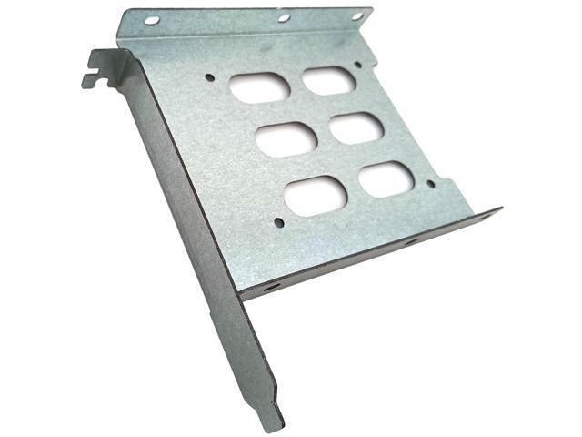 HDD to PCI Slot Mount 2.5' or 3.5' Hard Drive Adapter Full Height Bracket