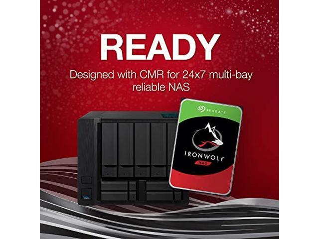 Seagate 4TB IronWolf NAS SATA Hard Drive 6Gb/s 256MB Cache 3.5-Inch Internal Hard Drive for NAS Servers, Personal Cloud Storage (ST4000VN008),...
