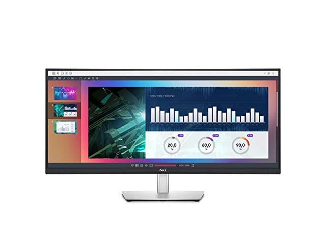 Dell 34 Inch Ultrawide Monitor, WQHD (Wide Quad High Definition), Curved USB-C Monitor (P3421W), 3440 x 1440 at 60Hz, 3800R Curvature, 1.07 Billion...