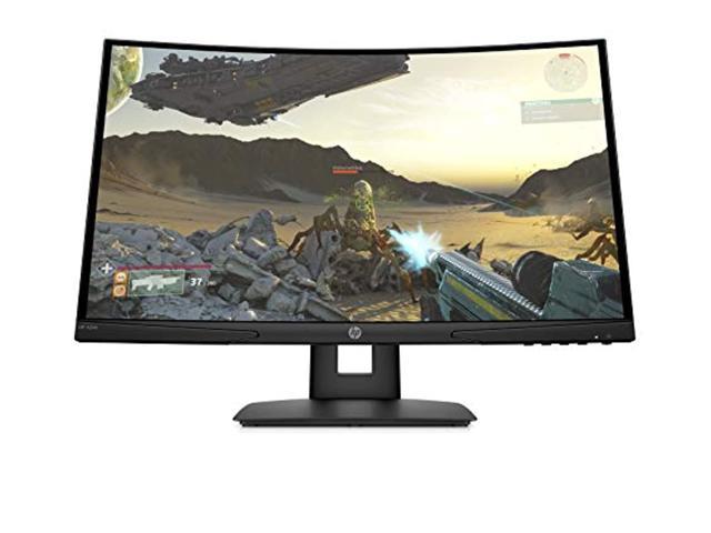 HP X24c Gaming Monitor 1500R Curved Gaming Monitor in FHD Resolution with 144Hz Refresh Rate and AMD FreeSync Premium (9EK40AA) (9EK40AA#ABA)