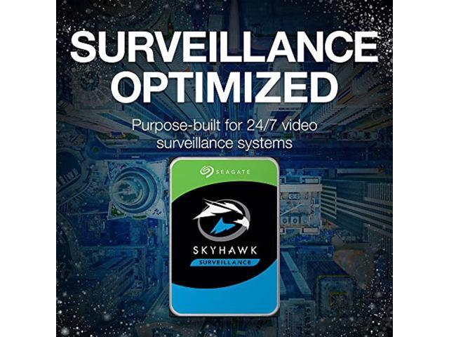 Seagate SkyHawk 8TB Surveillance Internal Hard Drive HDD - 3.5 Inch SATA 6Gb/s 256MB Cache for DVR NVR Security Camera System with Drive Health...