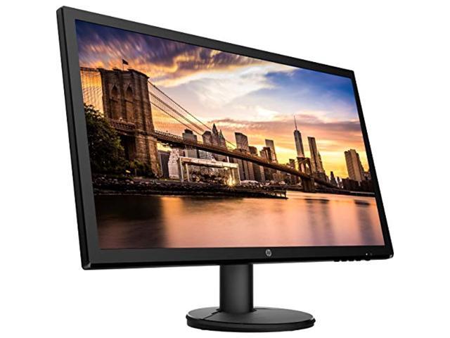 HP V24 24 Inch FHD LED-Backlit LCD Monitor Bundle with HDMI, FreeSync, MK270 Wireless Keyboard and Mouse Combo, Gel Pad (ASIHLAMZ263)