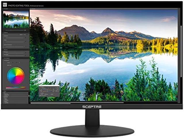 Sceptre IPS 27-Inch Business Computer Monitor 1080p 75Hz with HDMI VGA Build-in Speakers, Machine Black 2020 (E275W-FPT) (E275W-FPT)