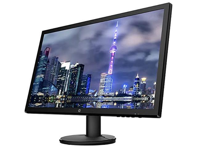 HP V24 FHD 1920x1080 Monitor 2 Pack Bundle with HDMI, FreeSync, Low Blue Light, and 2 Bluetooth Speakers for Professional Sound, Built-in...