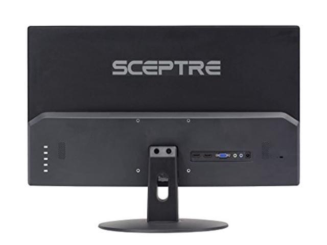 Sceptre E248W-19203R 24' Ultra Thin 75Hz 1080p LED Monitor 2x HDMI VGA Build-in Speakers, Metallic Black 2018 (E248W-19203R)