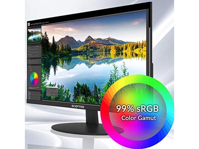 Sceptre IPS 27-Inch Business Computer Monitor 1080p 75Hz with HDMI VGA Build-in Speakers, Machine Black 2020 (E275W-FPT) (E275W-FPT)