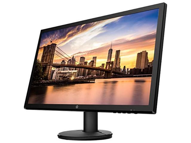HP V24 24 Inch FHD LED-Backlit LCD Monitor Bundle with HDMI, FreeSync, MK270 Wireless Keyboard and Mouse Combo, Gel Pad (ASIHLAMZ263)