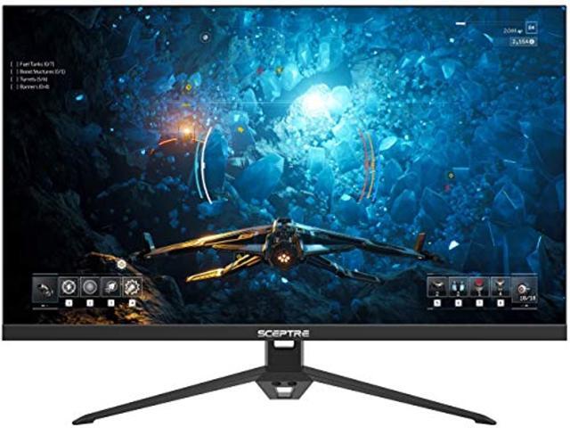 Sceptre IPS 27 inch Gaming LED Monitor up to 165Hz 144Hz 1ms DisplayPort HDMI, FreeSync FPS RTS Build-in Speakers Gunmetal Black 2021...