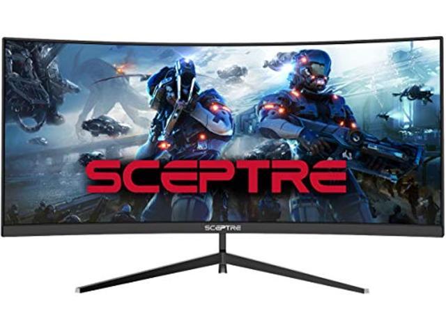 Sceptre 30 inch Curved Gaming Monitor 21:9 2560x1080 Ultra Wide Ultra Slim HDR400 1ms HDMI DisplayPort up to 200Hz Build-in Speakers, Picture by.