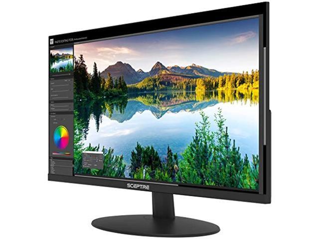 Sceptre IPS 27-Inch Business Computer Monitor 1080p 75Hz with HDMI VGA Build-in Speakers, Machine Black 2020 (E275W-FPT) (E275W-FPT)