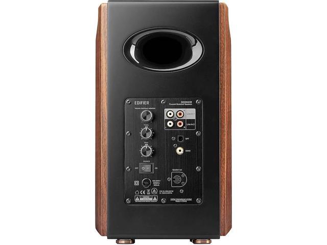 Edifier - S2000MKIII Powered Bluetooth Bookshelf, Computer - 130W Line-in Optical Input - Tri-Amped Studio Monitor 2.0 Speakers - Wood/Black - image 9