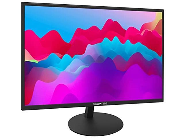 Sceptre 27-Inch FHD LED Gaming Monitor 75Hz 2X HDMI VGA Build-in Speakers, Ultra Slim Metal Black (E279W-19203RD)