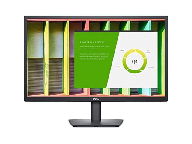 New Dell E2422H 23.8' FHD 1920x1080 IPS Monitor 60 Hz 8 ms 16:9 Aspect Ratio 250 cd/m² Brightness DisplayPort & VGA Ports