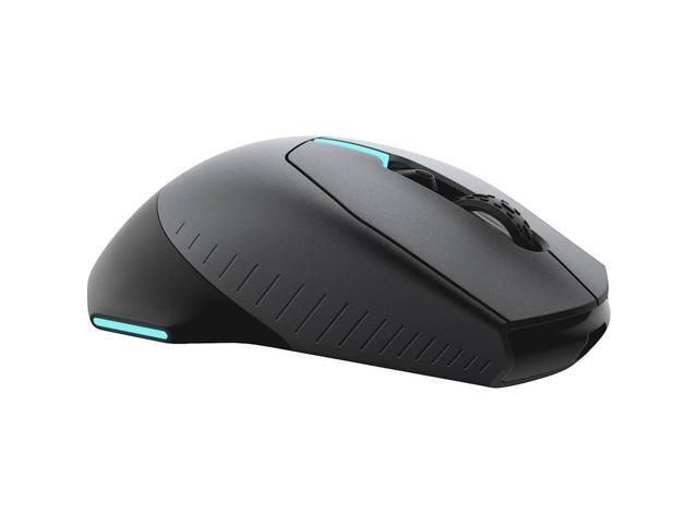 alienware wired/wireless gaming mouse aw610m: 16000 dpi optical sensor - 350 hour rechargeable battery life - 7 buttons - 3-zon