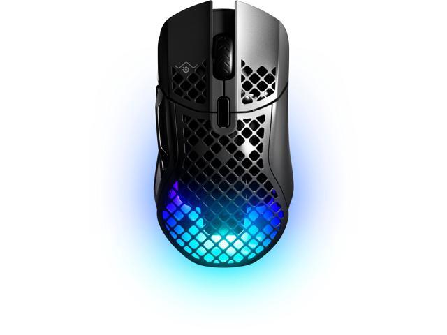 SteelSeries - Aerox 5 Ultra Lightweight Honeycomb Water Resistant Wireless RGB Optical Gaming Mouse With 9 Programmable Buttons - Wireless - Black - image 10