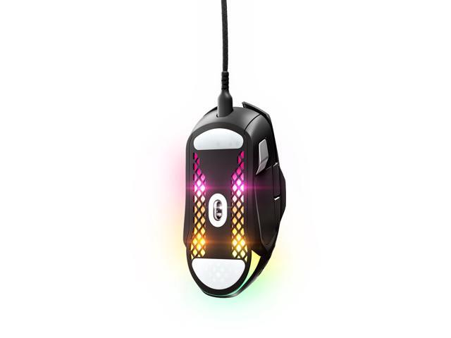 SteelSeries - Aerox 5 Ultra Lightweight Honeycomb Water Resistant Wired RGB Optical Gaming Mouse With 9 Programmable Buttons - Wired - Black - image 7