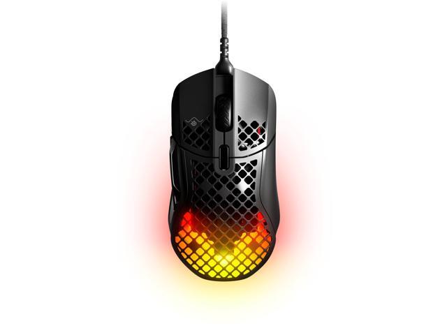 SteelSeries - Aerox 5 Ultra Lightweight Honeycomb Water Resistant Wired RGB Optical Gaming Mouse With 9 Programmable Buttons - Wired - Black - image 6