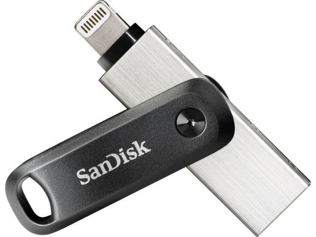SanDisk - iXpand Flash Drive Go 256GB USB-A 3.0 to Apple Lightning for iPhone & iPad - Black / Silver - image 9