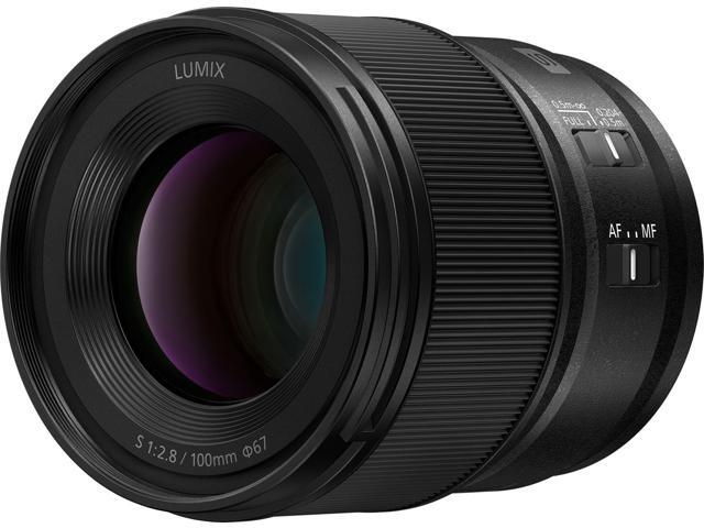 Panasonic - LUMIX Full Frame Camera Lens, S 100mm F2.8 MACRO - Black - image 7