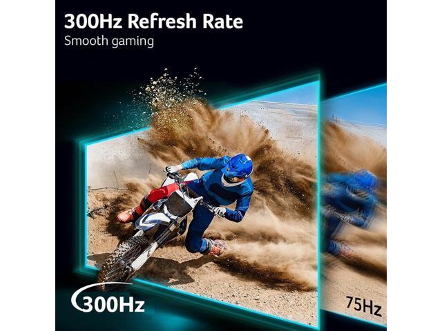 Acer Nitro 27' WQHD 2560x1440 IPS PC Gaming Monitor AMD FreeSync Premium 300Hz Up to 0.5ms 99% sRGB DisplayHDR 400 ErgoStand VESA...