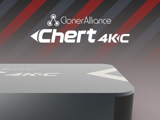 ClonerAlliance Chert 4KC, HDMI to USB-C Video Capture Dongle, Ultra Low Latency, Play Game Consoles on Laptop, Driver Free, 4K Input Supported.