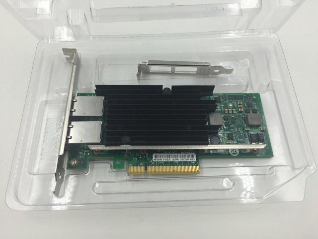 Intel X540T2BLK Intel Ethernet Converged Network Adapter X540-T2 - PCI Express x8 - 2 Port(s) - 2 x Network (RJ-45) - Twisted Pair - Low-profile,...