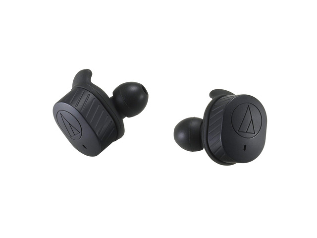 Audio-Technica ATH-SPORT7TWBK SonicSport Wireless In-Ear Headphones, Black