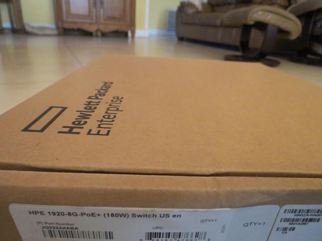 HP JG922A 19208Gpoe Switch 8 Ports Managed Desktop Rackmountable Aba