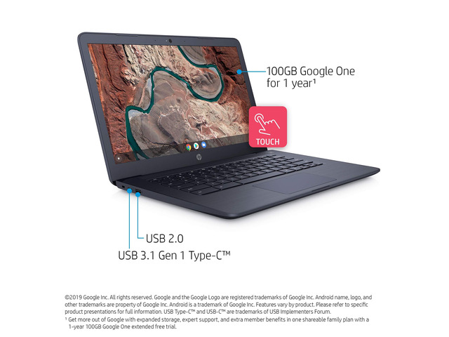 HP Chromebook AMD A4-Series 14.0' Chrome OS 14-db0090nr