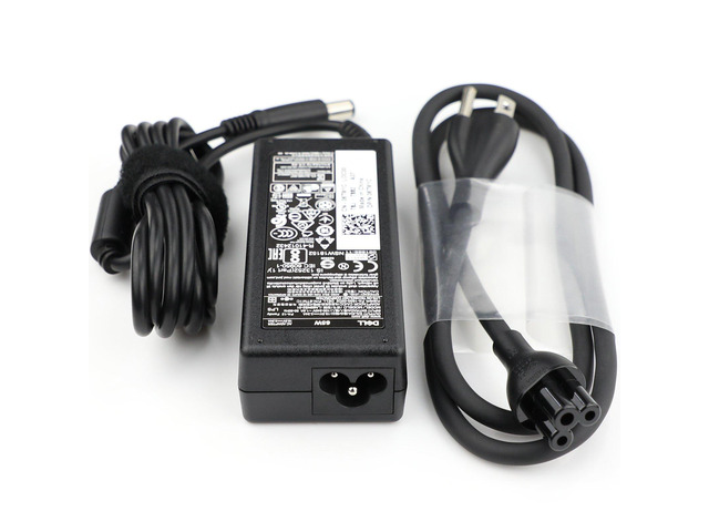 65W 4.5mm x 3.0mm Tip Ac Adapter Charger & Power Cord for select Dell Laptops - Compatible Part #'s 74VT4, PA-1650-2D3, LA65NS2-01, 5NW44, MGJN9,...
