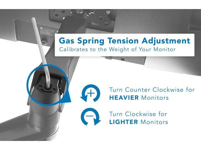 Mount-It! - Single Monitor Wall Mount Arm up to 32" - Black - image 8