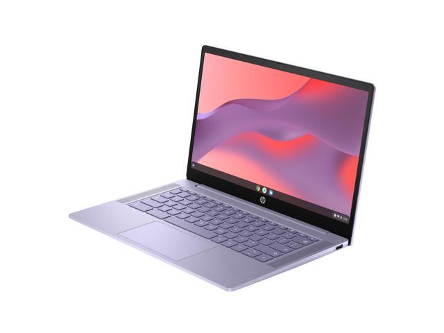 HP Chromebook x360 14b-cd0603ds 14' Intel Processor N100 0.7 GHz up to 3.4 GHz 4GB RAM 128GB UFS Intel UHD Graphics ChromeOS Laptop, Lilac Lavender...