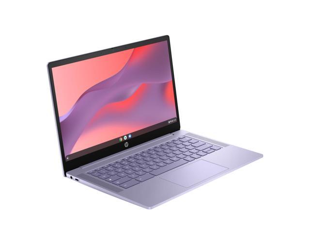 HP Chromebook x360 14b-cd0603ds 14' Intel Processor N100 0.7 GHz up to 3.4 GHz 4GB RAM 128GB UFS Intel UHD Graphics ChromeOS Laptop, Lilac Lavender...