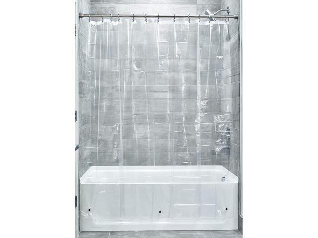 Photos - Other sanitary accessories Interdesign iDesign Waterproof PEVA Bathroom Shower Curtain Liner - 72' x 72', Clear U 