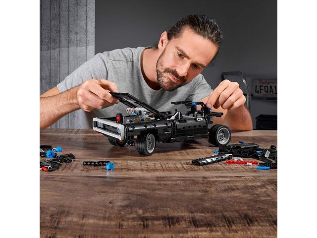 LEGO Technic Fast & Furious Dom's Dodge Charger 42111 Race Car Building Set, New 2020 (1,077 Pieces)